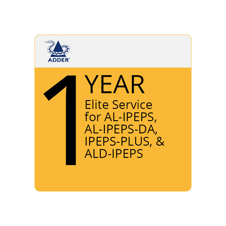 Adder ES-IPEPS - 1 Year Elite Service AL-IPEPS, AL-IPEPS-DA, IPEPS-PLUS, ALD-IPEPS