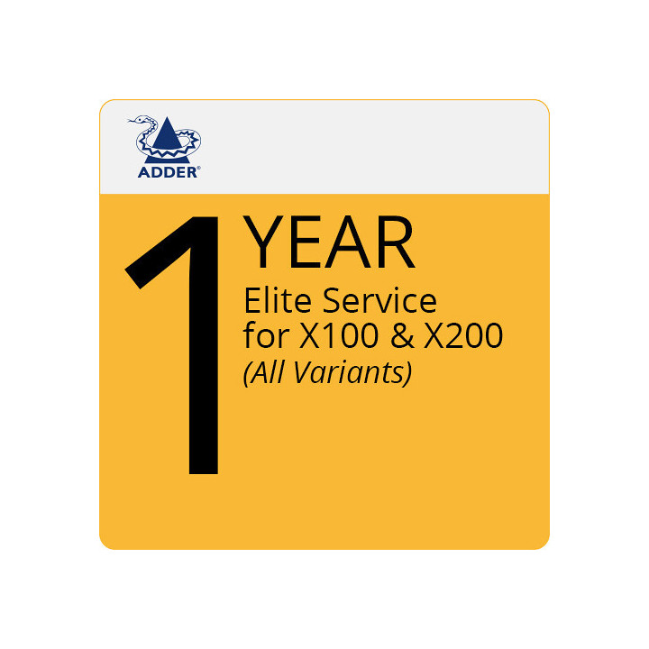 Adder ES-X - 1 Year Elite Service X100 X200 All Variants