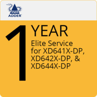 Adder ES-XD6 - 1 Year Elite Service XD641x-DP, XD642x-DP, XD614x-DP  and XD612x-DP