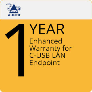 Adder EW-CUSB - 1 year Enhanced Warranty C-USB Lan Endpoint