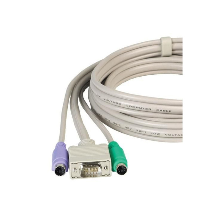 Adder VADD-PS2-5M - Multiprotocol PS/2 KVM CABLE 5m