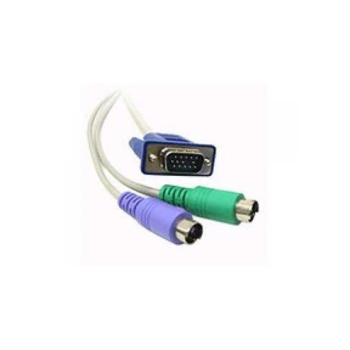Adder VADD-PS2-A-2M - Multiprotocol PS/2+audio KVM CABLE 2m