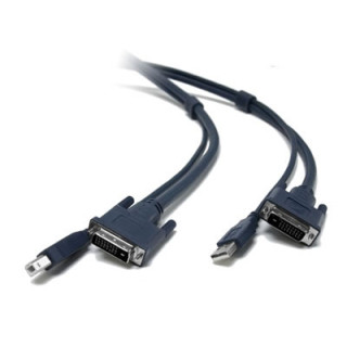 Adder VSCD3 - DVI-D Dual Link Male - Male & USB A-B Cable 1.8 metre  UL Rated