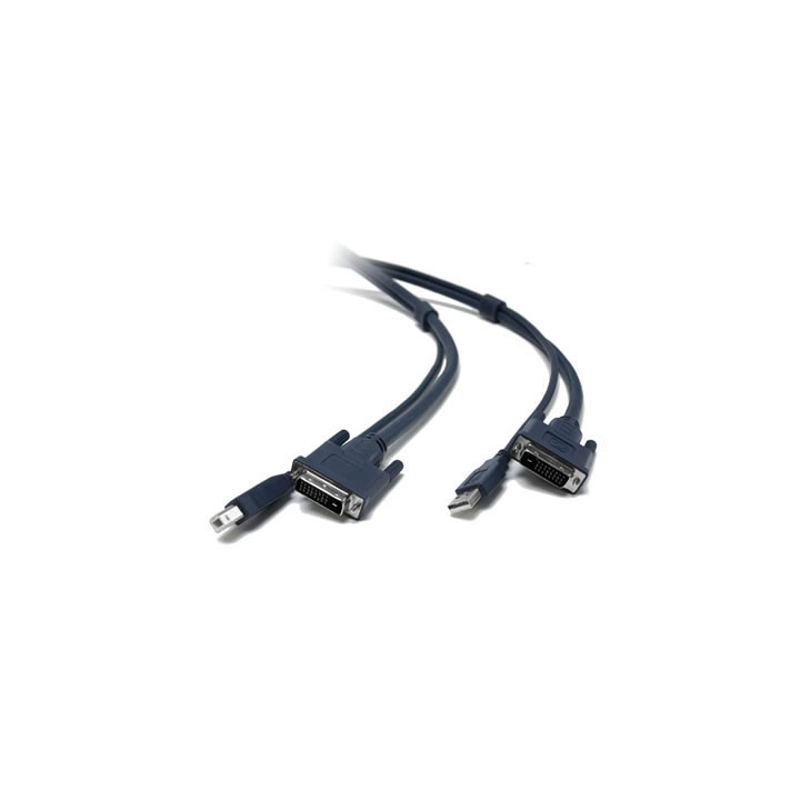 Adder VSCD3 - DVI-D Dual Link Male - Male & USB A-B Cable 1.8 metre  UL Rated