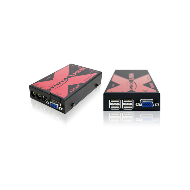 Adder X-USBPRO - Transparent USB & VGA KVMA CATx Extender 300 Mtr
