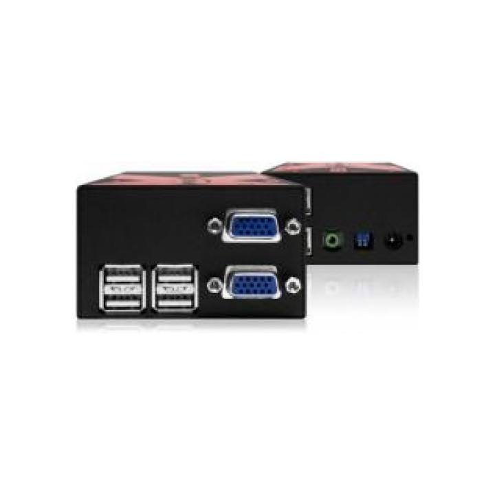 Adder X-USBPRO-MS2 - Transparent USB & Dual Head VGA KVMA CATx Extender 300 Mtr