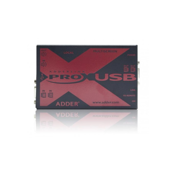Adder X-USBPRO-MS2 - Transparent USB & Dual Head VGA KVMA CATx Extender 300 Mtr