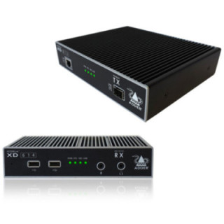 Adder XD614P-DP - AdderLink XD - HD Quad Head Extender Pair with UK mains cables