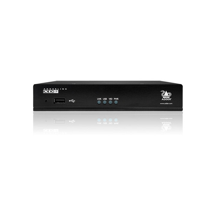 Adder XDIP-POE - Single Link with POE HDMI & USB Extender over IP