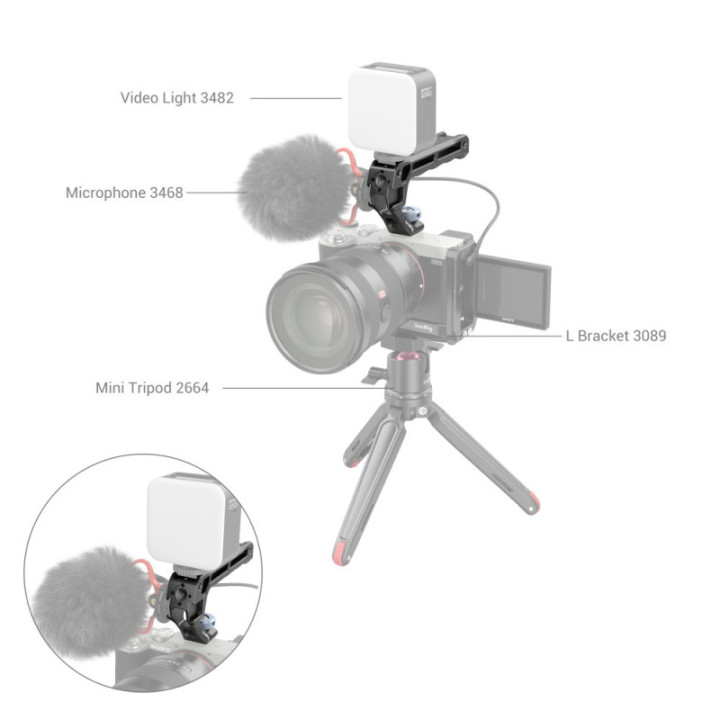 SmallRig 3764 - Top Handle with Cold Shoe