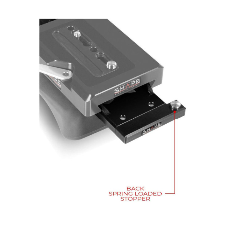Shape HSMDV - Arri Dovetail Shoulder Mount With Hand15 Handles