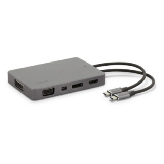 LMP USB-C-DD-si-2TB - 2 TB LMP USB-C DuoDock 8 Port, Dock & Storage