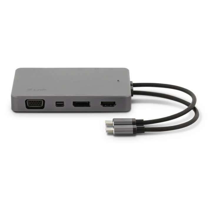 LMP USB-C-DD-si-2TB - 2 TB LMP USB-C DuoDock 8 Port, Dock & Storage
