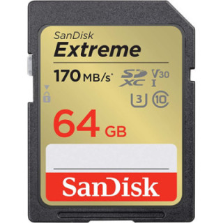 Sandisk SDSDXV2-064G-GNCIN - Extreme 170MB/s SDXC 64GB