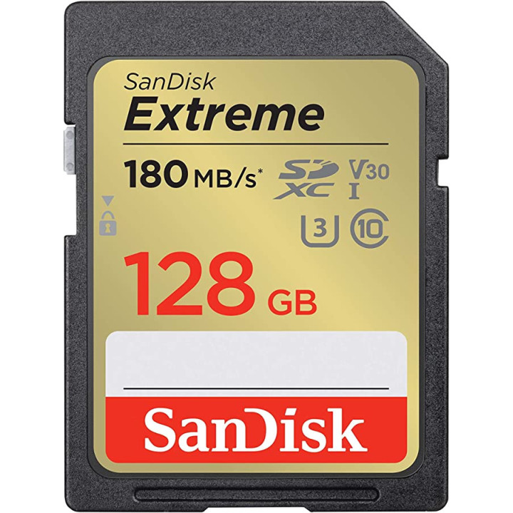 Sandisk SDSDXVA-128G-GNCIN - Extreme 180MB/s SDXC 128GB