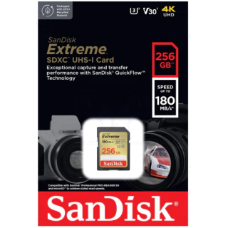Sandisk SDSDXVV-256G-GNCIN - Extreme 180MB/s SDXC 256GB