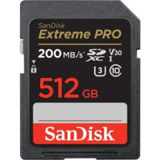 Sandisk SDSDXXD-512G-GN4IN - Extreme Pro 200MB/s SDXC 512GB