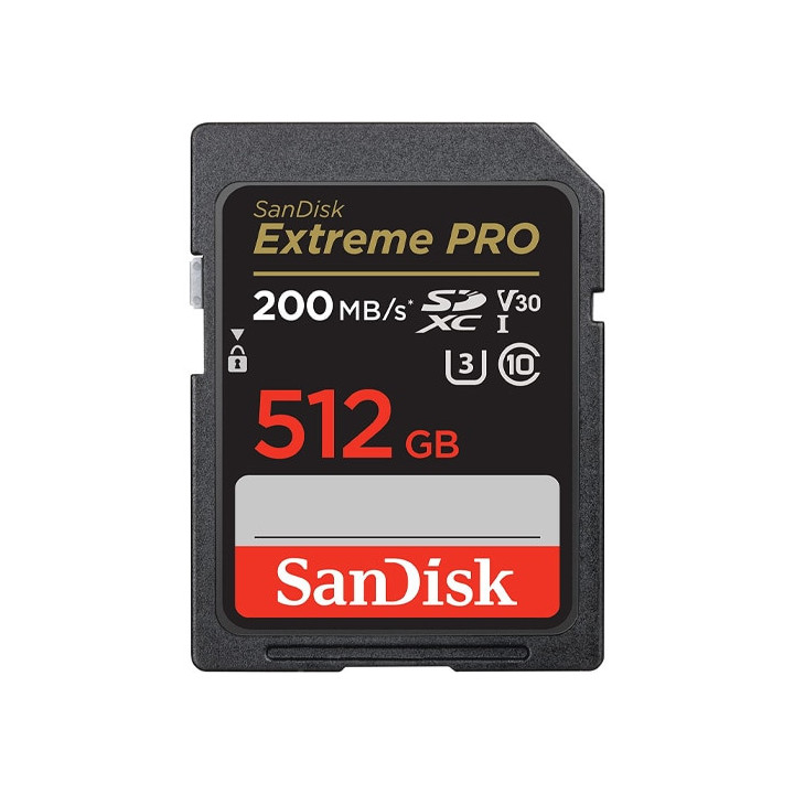 Sandisk SDSDXXD-512G-GN4IN - Extreme Pro 200MB/s SDXC 512GB