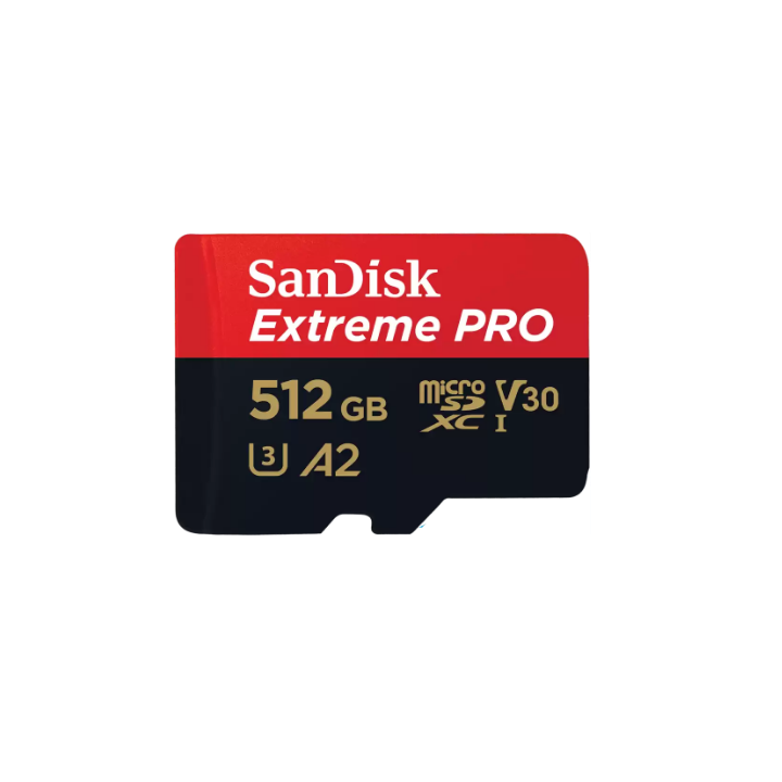 Sandisk SDSQXCD-512G-GN6MA - ExtremePro 200MB/s microSD 512GB