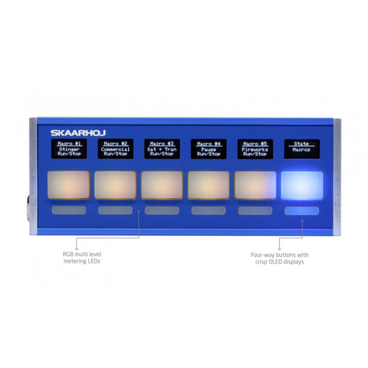 Skaarhoj QUICK-BAR-V1B - Quick Bar w/Blue Pill Inside