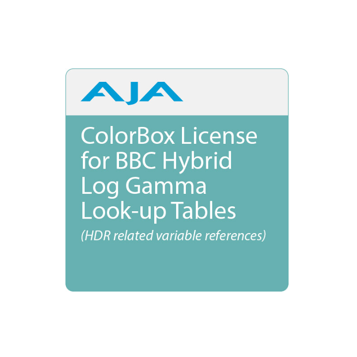 AJA CB-LIC-BBC - BBC License