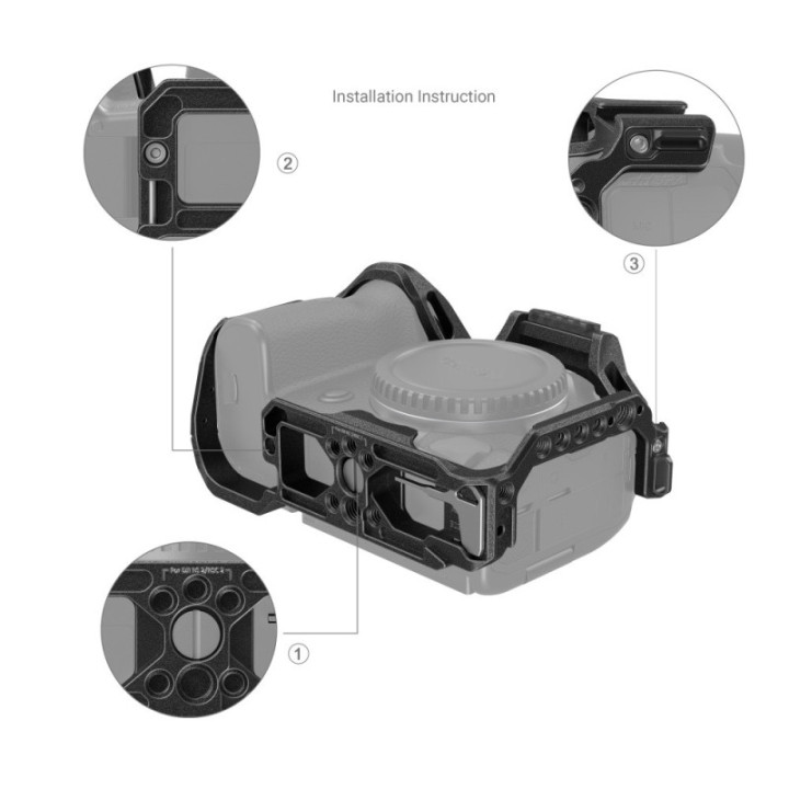 SmallRig 3233B - "Black Mamba" Camera Cage for Canon EOS R5 C/R5/R6