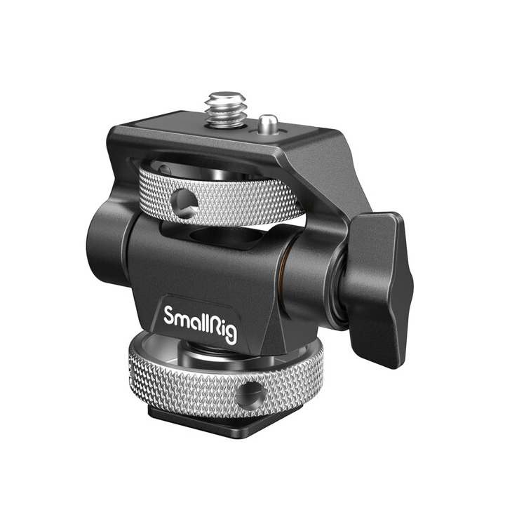 SmallRig 2905B - Swivel and Tilt Adjustable Monitor Mount with Cold Shoe Mount 