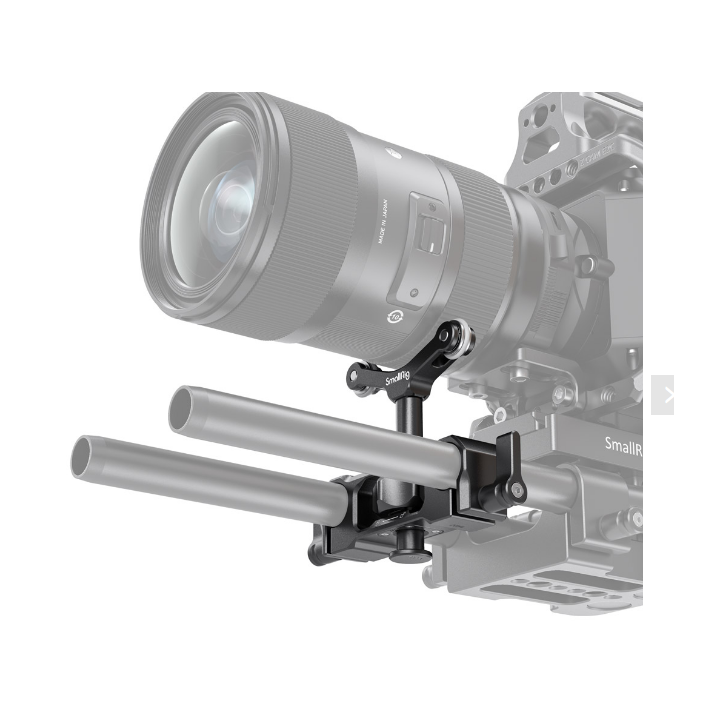 SmallRig 2727 - Universal 15mm LWS Rod Mount Lens Support