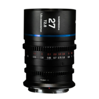 Laowa VE2728SEB - Nanomorph 27mm T2.8 1.5X S35, Blue,  (Cine) Sony E