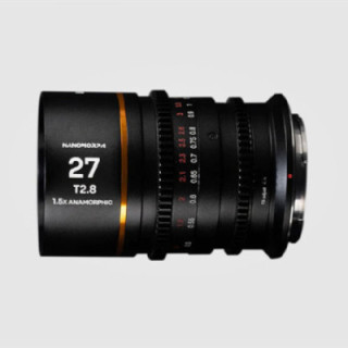 Laowa VE2728LA - Nanomorph 27mm T2.8 1.5X S35 Amber, (Cine) L Mount