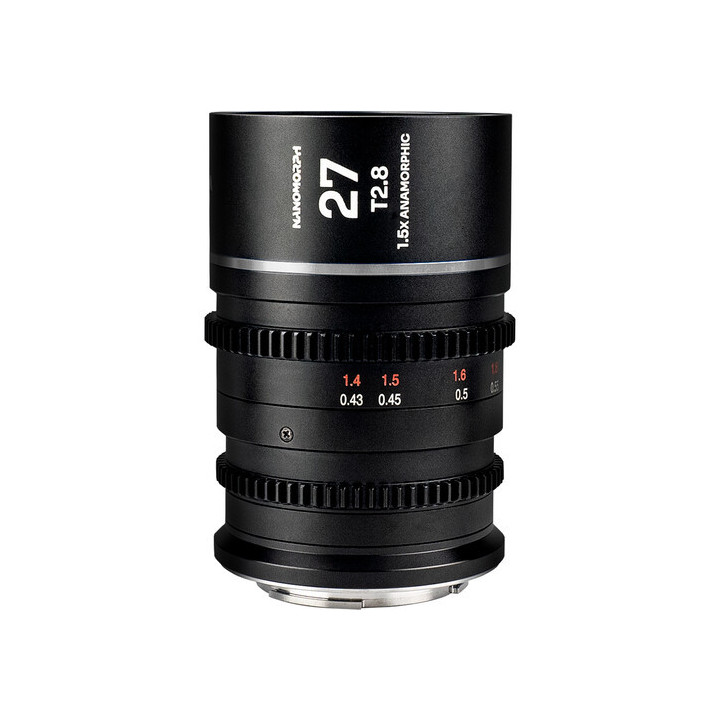 Laowa VE2728MFTS - Nanomorph 27mm T2.8 1.5X S35 Silver, (Cine) MFT