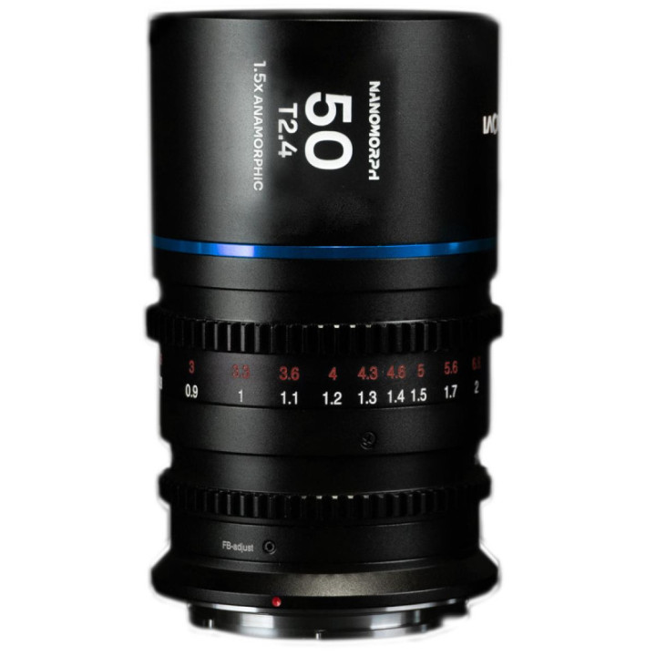 Laowa VE5024RFB - Nanomorph 50mm T2.4 1.5X S35 Blue, (Cine) Canon RF