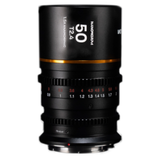 Laowa VE5024FXA - Nanomorph 50mm T2.4 1.5X S35 Amber, (Cine) Fuji X