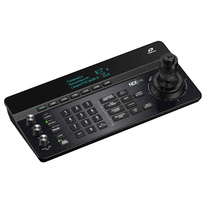 Telycam TLC-50TC(NDI)-B - V-Joy+, (NDI) PTZ Remote, Black