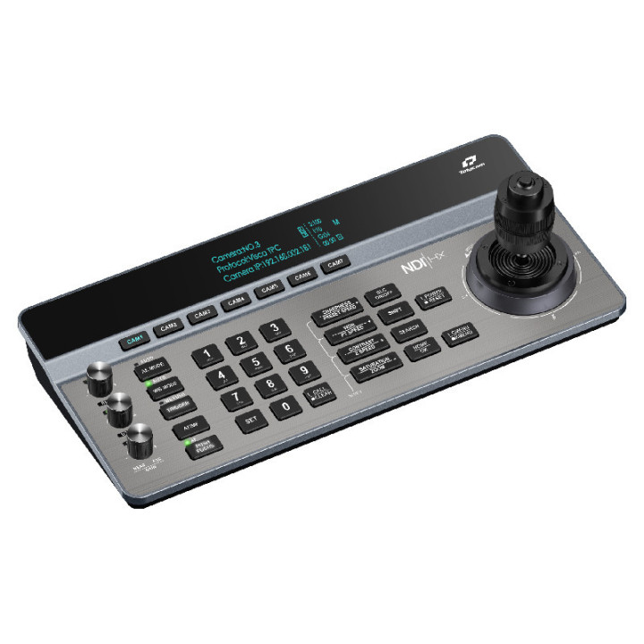Telycam TLC-50TC(NDI)-S - V-Joy+, (NDI) PTZ Remote, Silver