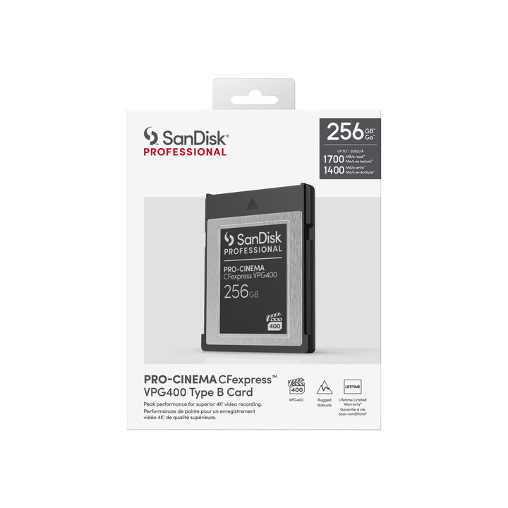 Sandisk Professional SDPCVN4-256G-GNANN - PRO-CINEMA CFexpress Typ B 256GB