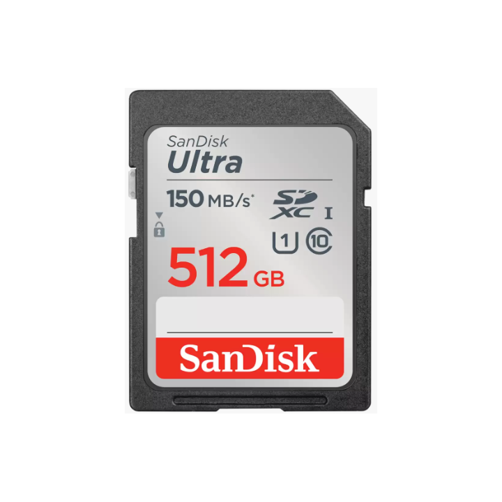 Sandisk SDSDUNC-512G-GN6IN - Ultra 150MB/s SDXC 512GB