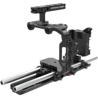 Wooden Camera WC-K10008 - Blackmagic Pocket Cinema Camera 6K Pro Unified Accessory Kit Pro Gold Mount