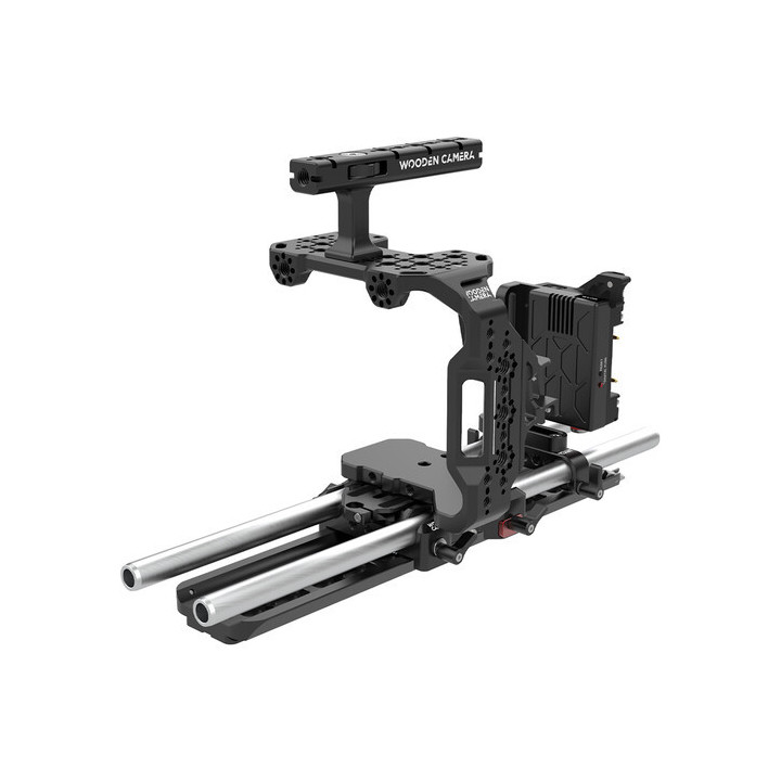 Wooden Camera WC-K10008 - Blackmagic Pocket Cinema Camera 6K Pro Unified Accessory Kit Pro Gold Mount