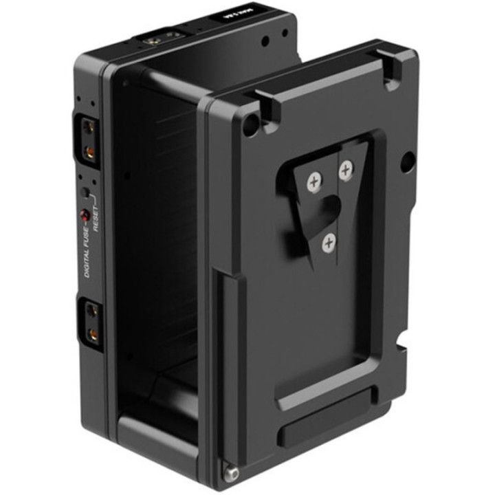 Wooden Camera WC-A00138 - Dual Battery Plate Cradle for Teradek Bolt LT Transmitter (V-Mount to Gold Mount)