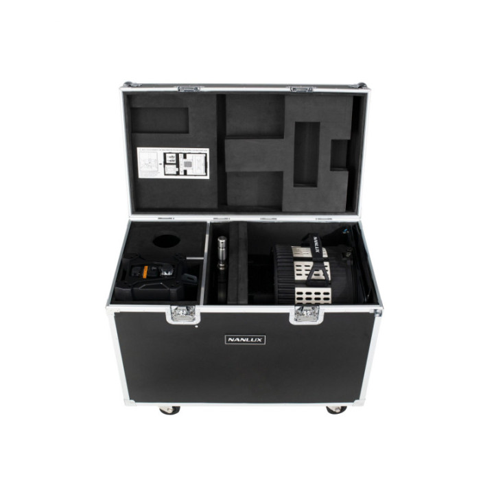 Nanlux Evoke 1200 FL-YK-Kit - Evoke 1200 Spot Light with FL-35YK Fresnel Lens and Flight Case