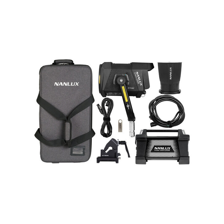 Nanlux Evoke 1200B ST-KIT - Evoke 1200B LED Bi-Color Spot Light Kit with Trolley Case