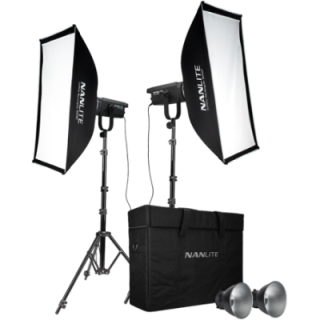 Nanlite FS-150 2KIT-S-LS - FS-150 LED 2 light kit with stand