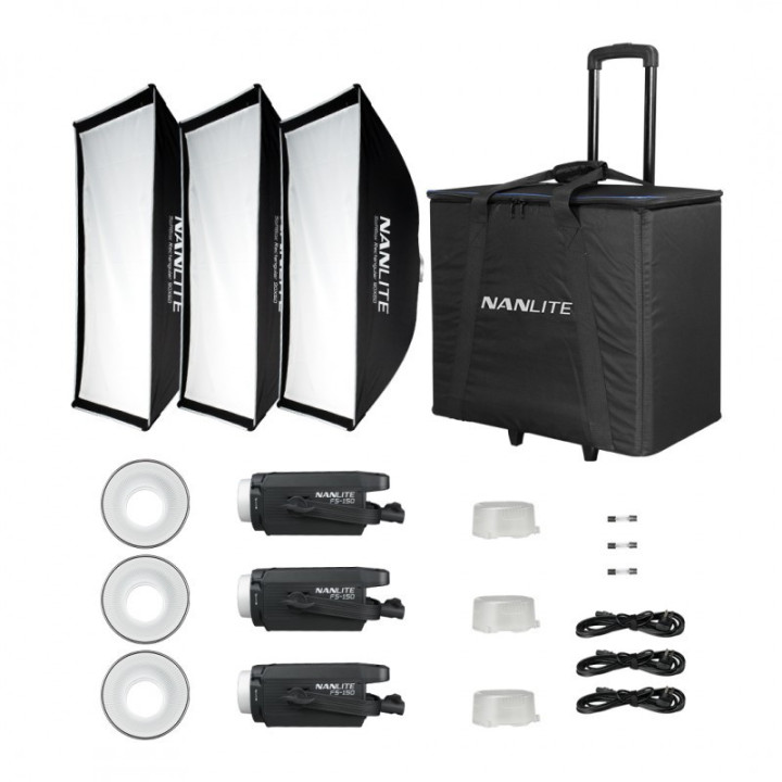 Nanlite FS-150 3KIT-S - FS-150 3Kit (no Lightstands)