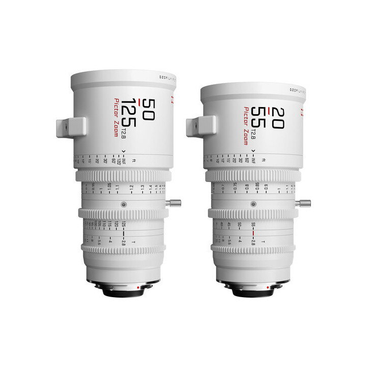 DZOFilm DZO-7220001W/2W-BUNDLE - Pictor Zoom 2-Lens Kit (50-125/20-55 T2.8) White