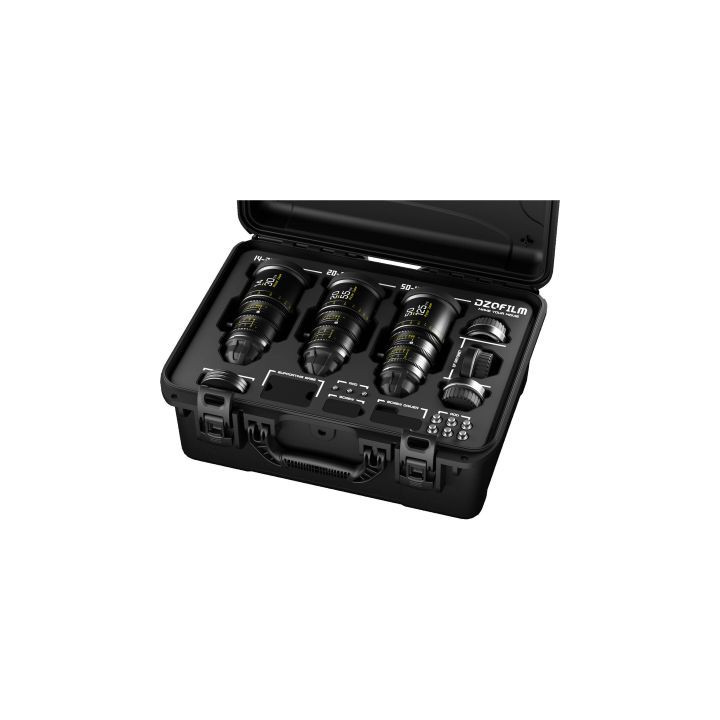 DZOFilm DZO-7220001B/2B/3B-Kit - Pictor Zoom 3-Lens Kit (14-30/20-55/50-125 T2.8) Black