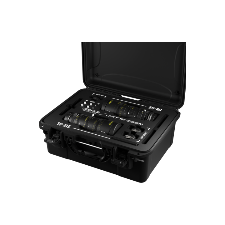 DZOFilm DZO-FFCatta2E-BLK - Catta Zoom 2-Lens Kit (35-80/70-135 T2.9) Black