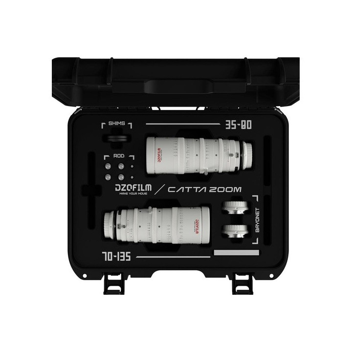 DZOFilm DZO-FFCatta2E-WH - Catta Zoom 2-Lens Kit (35-80/70-135 T2.9) White