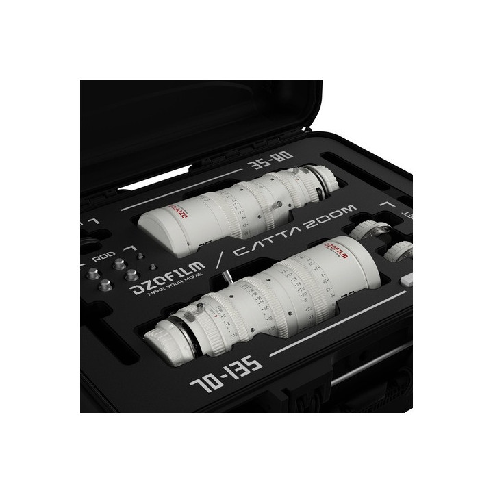 DZOFilm DZO-FFCatta2E-WH - Catta Zoom 2-Lens Kit (35-80/70-135 T2.9) White