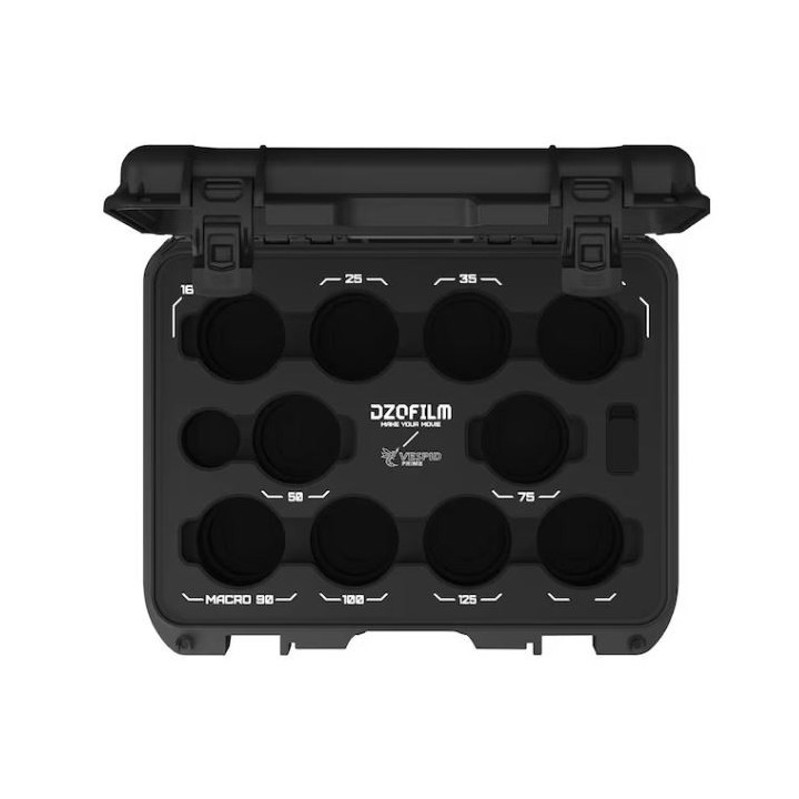DZOFilm DZO-CaseV10 - Hard Case for Vespid Prime 10-Lens Kit (16/21/25/35/40/50/75/100/125/Macro 90)